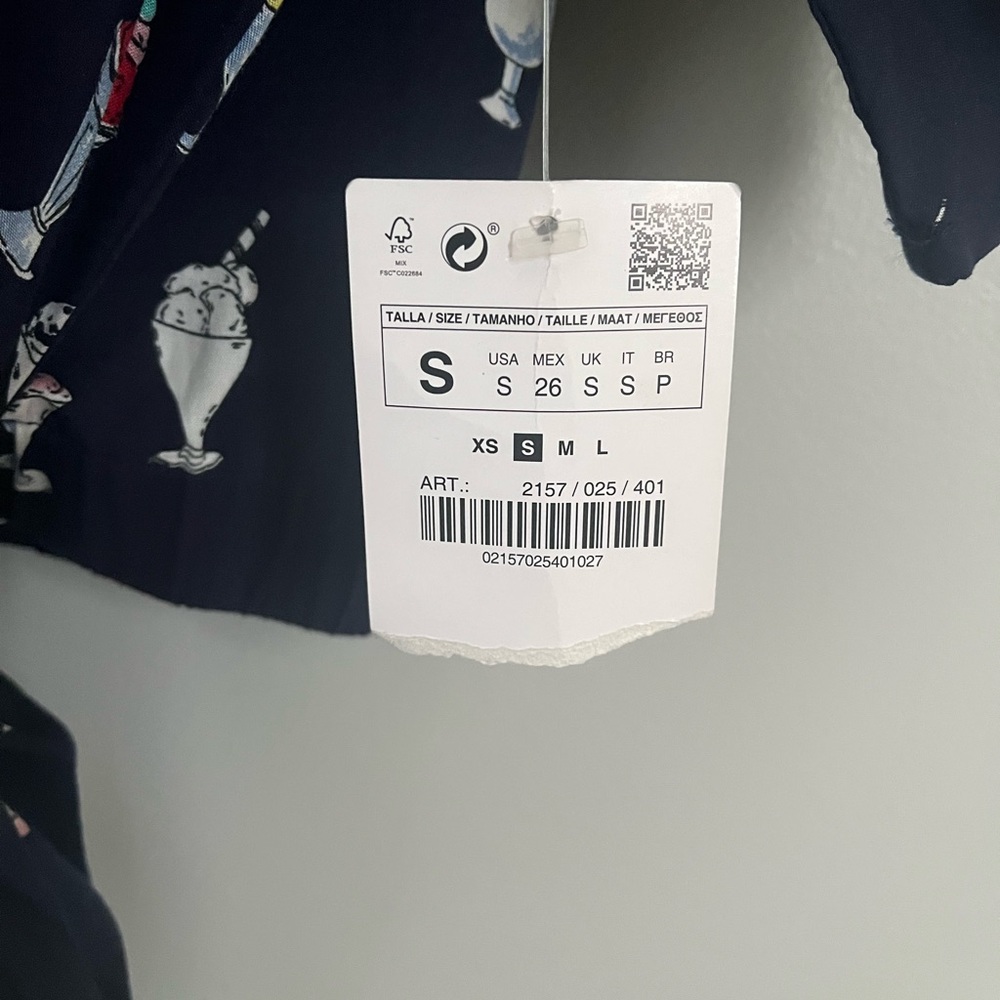 NWT Zara ice cream top - Picture 5 of 5